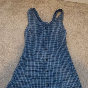 Homemade plaid dress